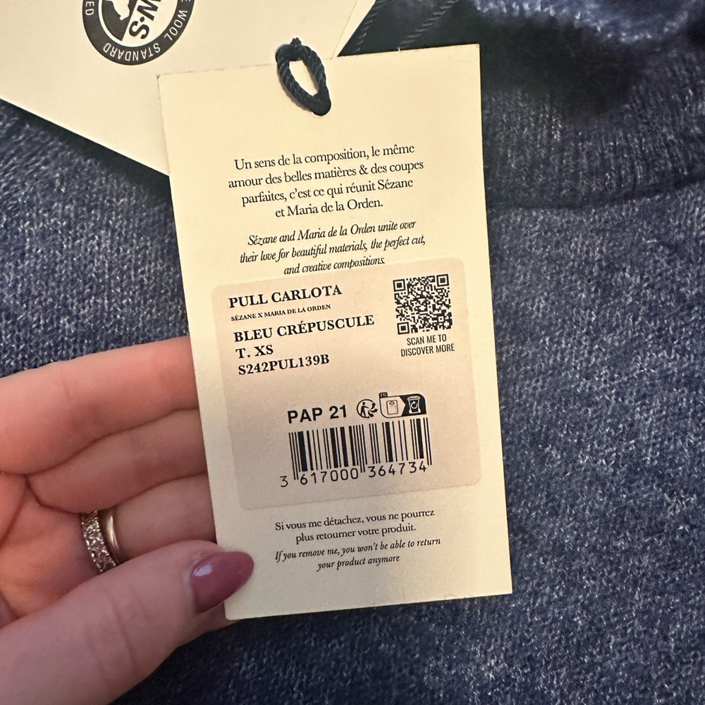 Sezane Carlotta Sweater XS - Picture 3 of 6